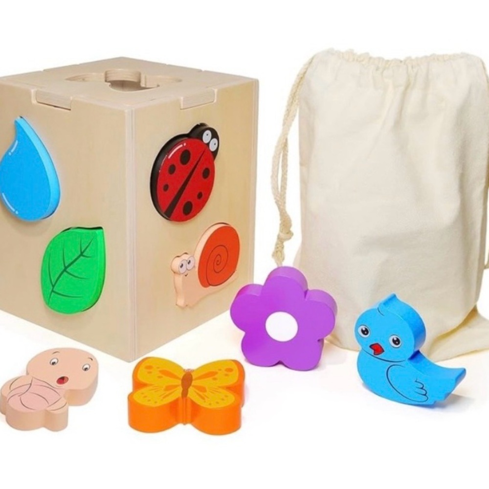 NIB (New in Box) ANAPOLAS Toy Sorting Wooden box - Picture 4 of 4